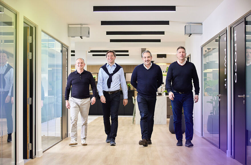 Bertrand Bodson CEO, Jon Hauck CFO/COO, Tony Grid CMO, Dan McCormick CDO Keywords Studios London Holborn
