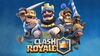 Clash Royale characters with logo