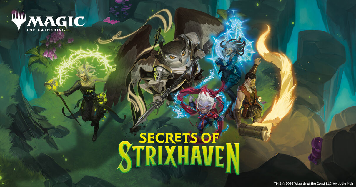 Secrets of Strixhaven key art for Magic: The Gathering by Wizards of the Coast