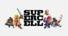 Characters from a range of Supercell games surrounding the Supercell logo