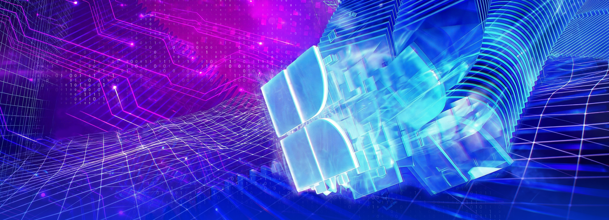 Keywords Studios Logo on a purple and blue mesh background