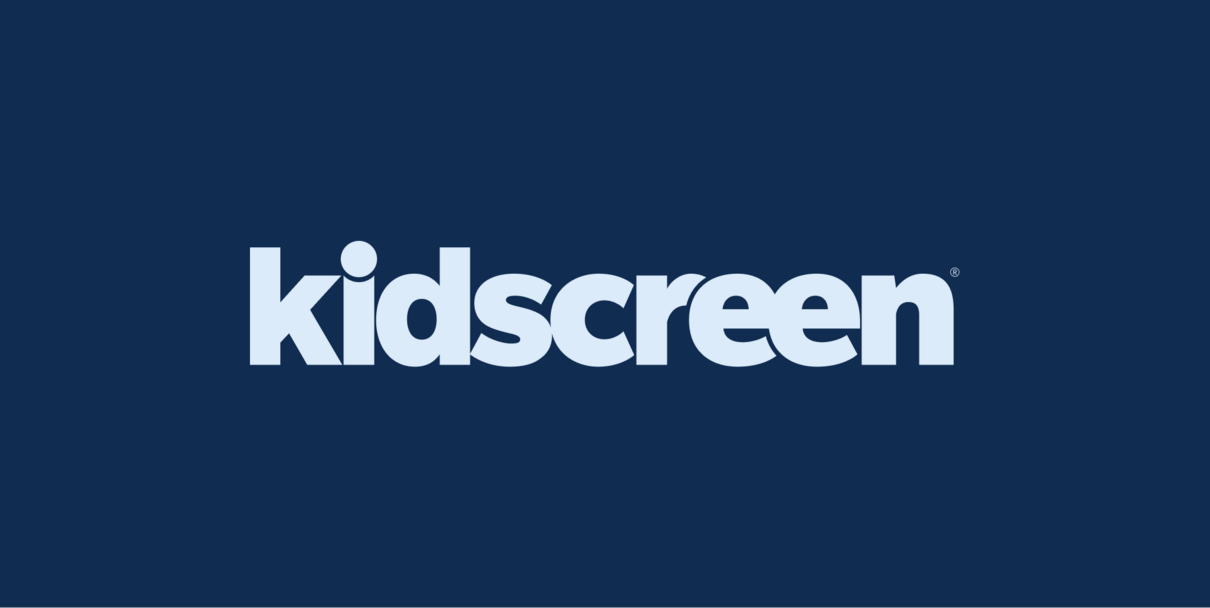 kidscreen logo on blue background