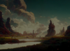 A marshy landscape
