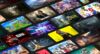 Variety of video game thumbnails in a grid